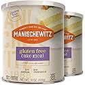 Manischewitz Gluten Free Cake Meal 16oz (2 Pack) Grain Free Cake Meal | Resealable Container| Kosher for Passover