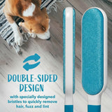 Lint Brush and Pet Hair Remover for Laundry, Clothes, Couches, Car Seats, Furniture and Fabric. Reusable Dog and Cat Fur Wizard Hair Removal Brush