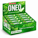 Ceres Gourmet Spearmint Sugar Free Gum Sticks - Xylitol Chewing Gum Slim Packs - 27 Packs with 7 Individually Wrapped Pieces Each - Long Lasting