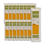 DeLallo Organic Capellini Pasta, Made with Only 100% Semolina Durum Wheat Flour, Bronze Cut, Made in Italy, Non-GMO, Kosher, Vegan, Preservative Free