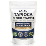 Tapioca Flour for Baking - Tapioca Starch Powder 2.5 lb Resealable Poly Bag - Non-GMO, Gluten Free, Vegan, Kosher, Plant Based, Cooking & Boba Pearls