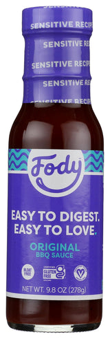 Fody Food Company Original BBQ Sauce, 9.8 OZ