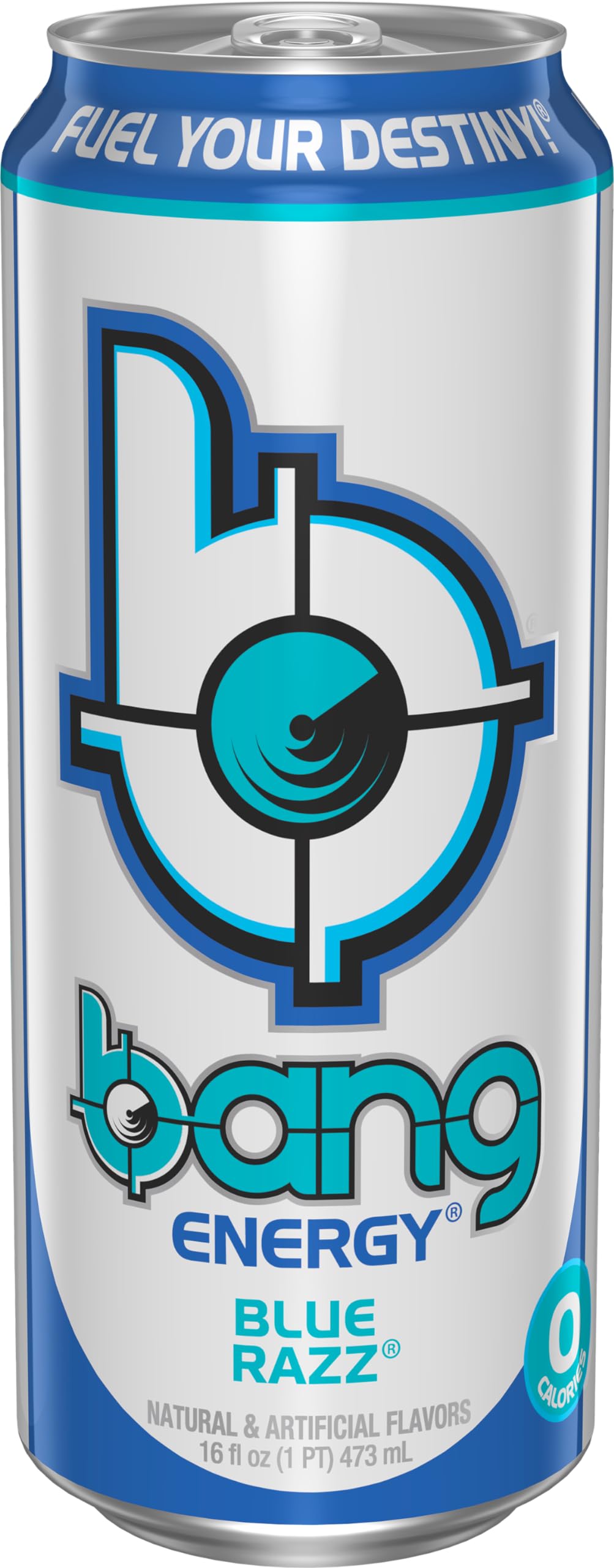 Bang Energy Blue Razz, Sugar-Free Energy Drink, 16-Ounce