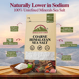 Himalayan Chef Sea Salt, Coarse Grains, 192 Ounce - All Natural and Hand Harvested Unrefined Salt, Gluten Free, Non-GMO Seasoned Salt, 48 Ounce/Each