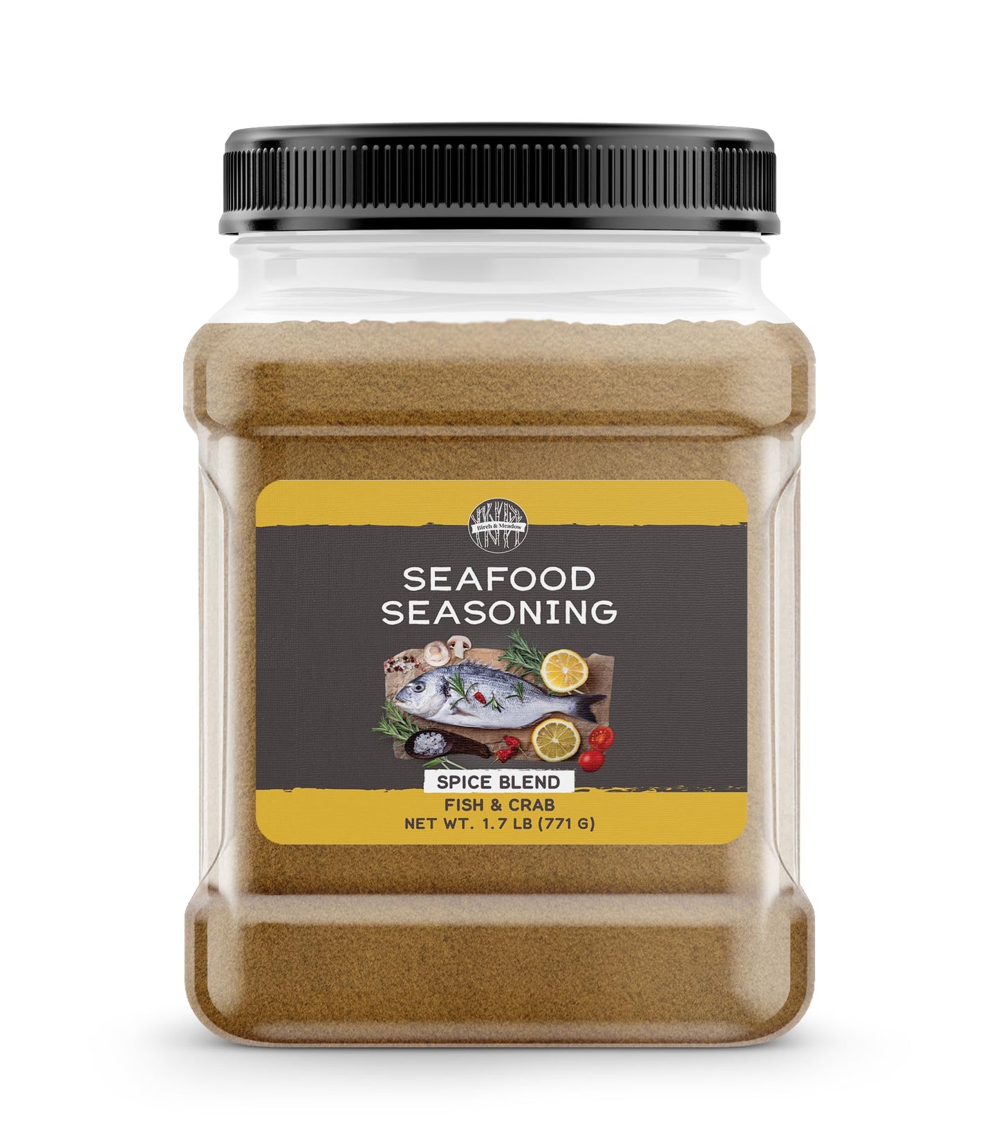 Birch & Meadow Seafood Seasoning, 1.7 lb, Spice Blend, Fish & Crab