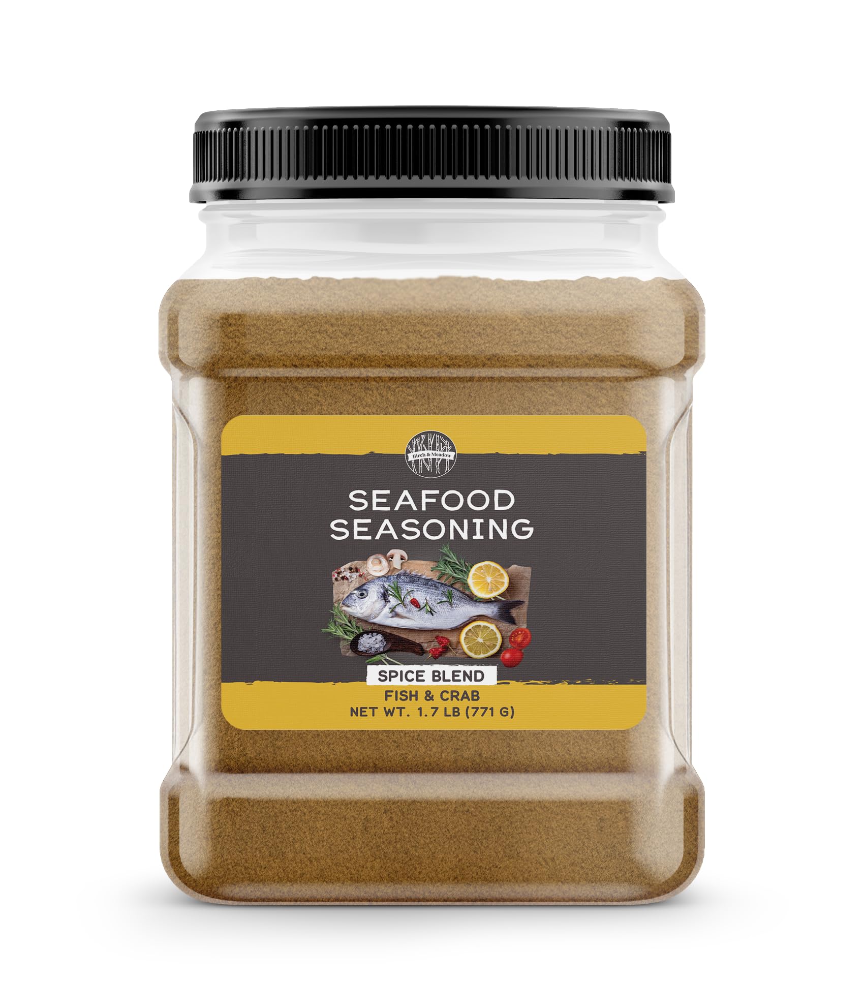 Birch & Meadow Seafood Seasoning, 1.7 lb, Spice Blend, Fish & Crab