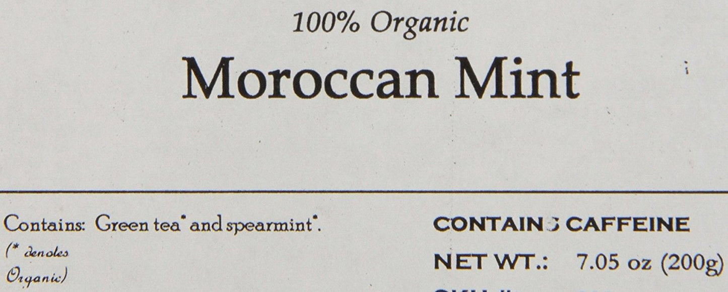 Davidson's Organics, Moroccan Mint, 100-count Unwrapped Tea Bags