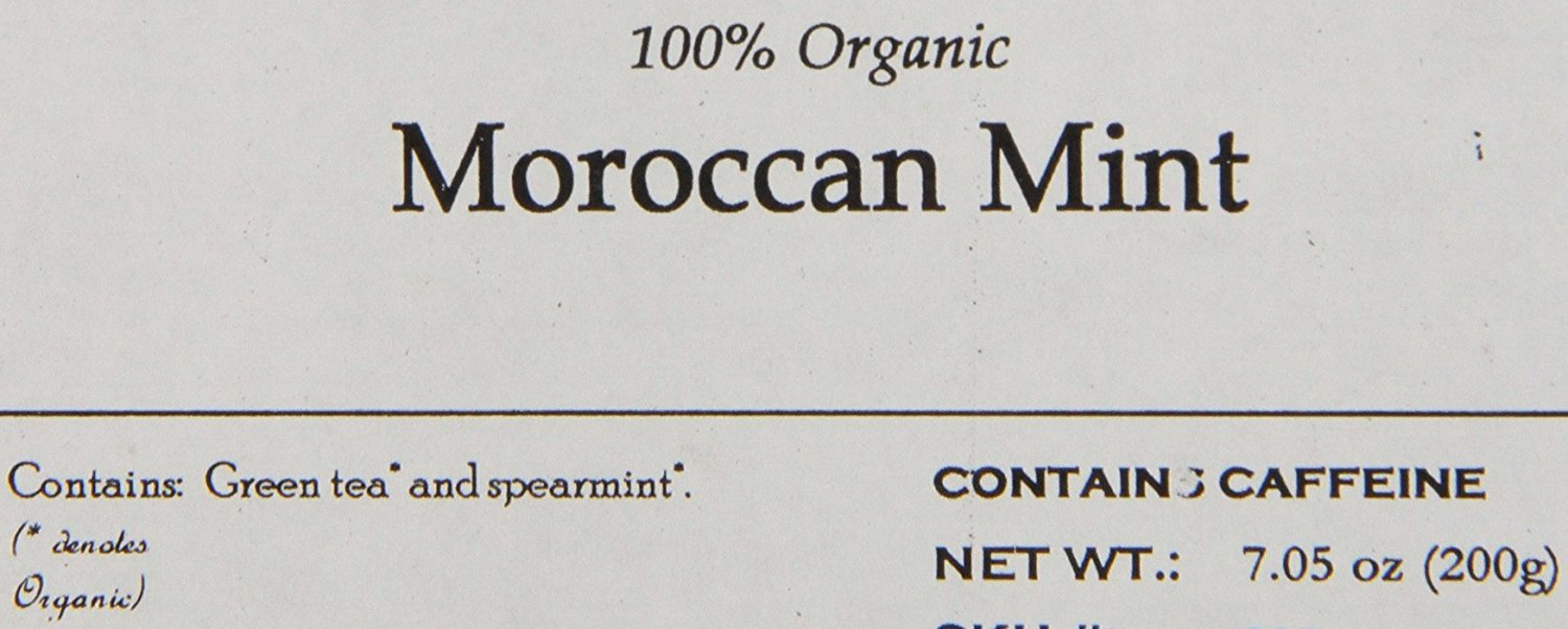 Davidson's Organics, Moroccan Mint, 100-count Unwrapped Tea Bags