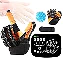 Salario Rehabilitation Robot Gloves,Stroke Hemiplegia Rehabilitation Training Equipment, Finger Straightening Brace Guard Protector, for Hand Function