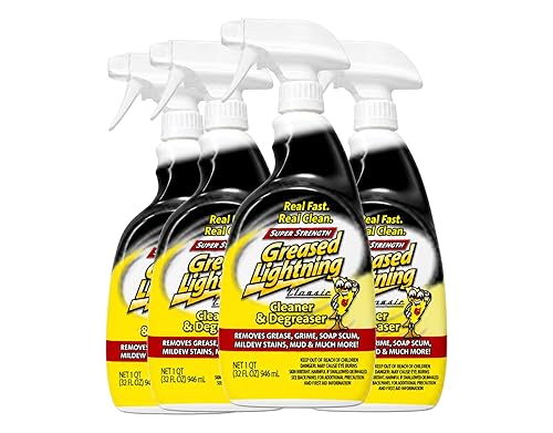 Greased Lightning Super Strength Multi-Purpose Cleaner & Degreaser, 32 fl oz (4)