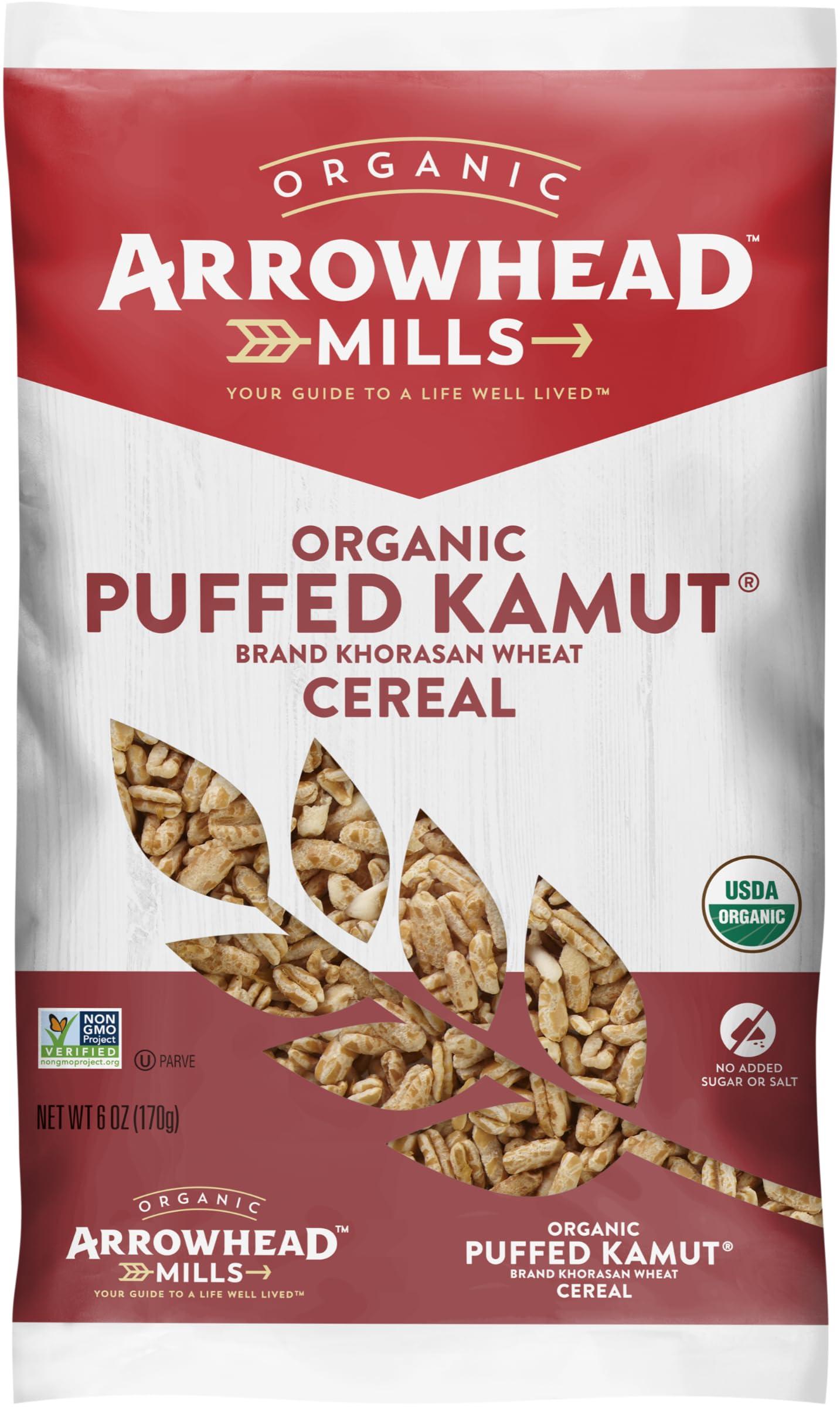 Arrowhead Mills Organic Puffed Kamut Cereal, 6 Ounce