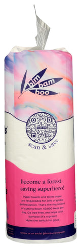 Bim Bam Boo, Paper Towels Bamboo, 2 Count
