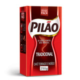 250g Pilao Café | the Full-bodied Coffee From Brazil - Medium Dark Roast 250g, Black, 8.8 Ounce