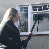 EQUIPMAXX 24 Feet Reach Solar Panel Cleaning Brush & Pole Kit Window Cleaner Solar Panel Cleaning System Washing Tool Professional Solution: Scrubber