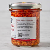 DeLallo Hot Pepper Garlic Sauce, Made in Italy with Red Chili Peppers and Extra Virgin Olive Oil, Spicy Gourmet Condiment, Non-GMO, Gluten Free