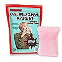 Calm Down Karen Cotton Candy - Funny People Karen Gifts - Gag Christmas Gifts for Women - Gourmet Strawberry Candy Floss Okay Boomer Sarcasm
