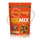 NUTSÓLA Peanut Butter & Cacao Superfood Mix | Gluten Free Snacks & Grain Free Granola Alternative | No Added Sugar, Date Sweetened, Plant Based, Low