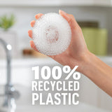 Scotch-Brite Non-Scratch Scouring Pads - Plastic Dish Scrubbers for Kitchen Cleaning, Safe on Non-Stick Cookware & Surfaces, Easy-Rinse Reusable Scrub