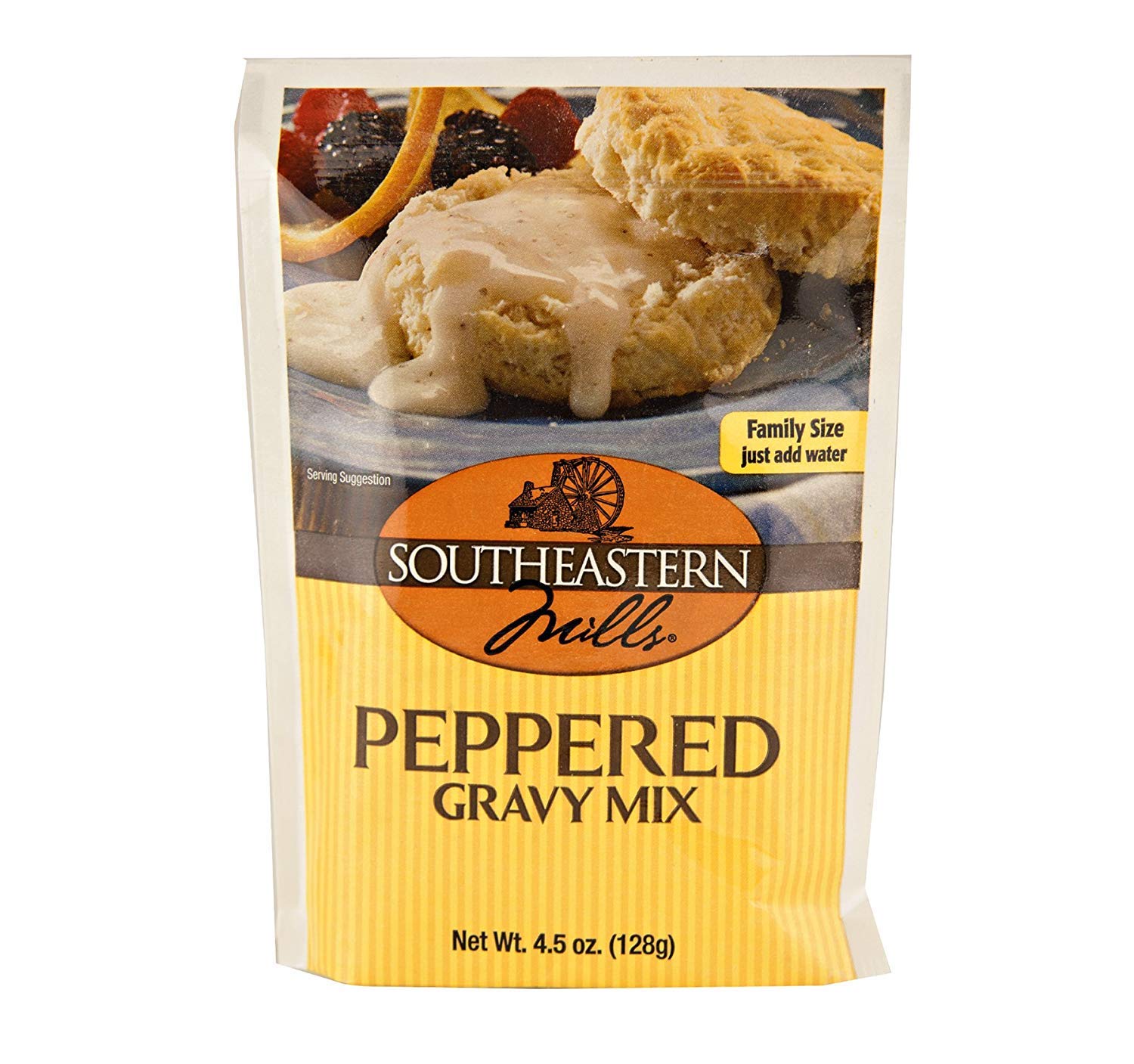 Southeastern Mills Old-Fashioned Peppered Gravy Mix, 4.5 Oz. Package (Pack of 2)