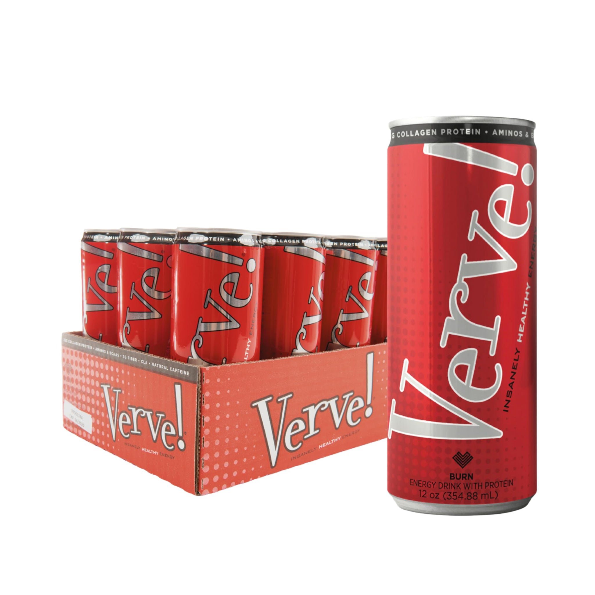 Verve Bode Burn Insanely Healthy Energy 12 oz cans