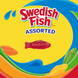 SWEDISH FISH Assorted Soft & Chewy Gummy Candy, Bulk Candy, 12 - 3.5 oz Boxes
