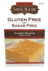 Sans Sucre Gluten Free and Sugar Free Classic Blondie Brownie Mix, 16 Ounce
