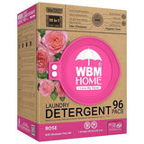 WBM Home 10-in-1 Laundry Pods, Total 96 Count, Ultra Concentrate with Powerful Stain Lifter Technology, Fabric Softener With Rose Extracts, Detergent