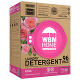 WBM Home 10-in-1 Laundry Pods, Total 96 Count, Ultra Concentrate with Powerful Stain Lifter Technology, Fabric Softener With Rose Extracts, Detergent