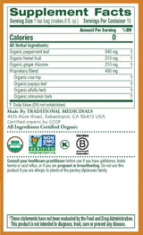 Traditional Medicinals Organic Belly Comfort Peppermint Digestive Tea, 16 Tea Bags (Pack of 1)