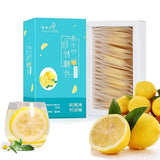 Freeze-dried lemon slices, Chinese Flora Herbal Tea Supplement, fruit tea Soak water herbal tea, Fruits Snacks Chunks, individual package, 3.52oz