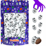 Fruidles Halloween Milk Chocolate Skulls, Trick-Or-Treat Party Bag Fillers, Individually Wrapped in Multi-color Skull Design Foils, Kosher Certified