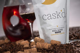 Cask’d Vintners Red Wine Infused Coffee - Made from Single-Origin Medium Roast Brazilian Coffee Beans with Full-Bodied California Cabernet - Ideal