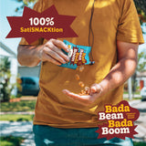 Bada Bean Bada Boom - Plant-Based Protein, Gluten Free, Vegan, Crunchy Roasted Broad (Fava) Bean Snacks, 100 Calories per Serving, Sea Salt, 4.5 Ounce