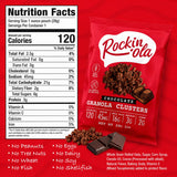 Rockin'Ola Granola Clusters, Quick Breakfast Snack, Allergen Free, No Artificial Flavors, Colors or Preservatives, On-The-Go Healthy Snack Packets (25