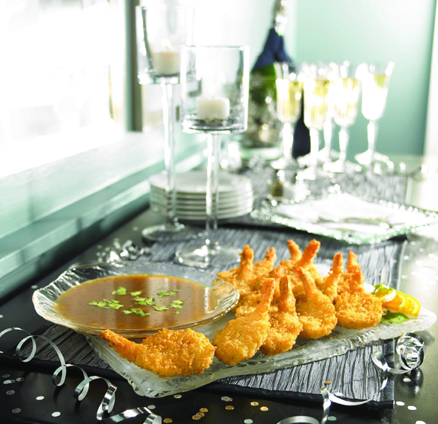 SeaPak Coconut Shrimp, Frozen Shrimp with Crispy Coconut Breading, Includes Orange Marmalade Sauce, 10 oz
