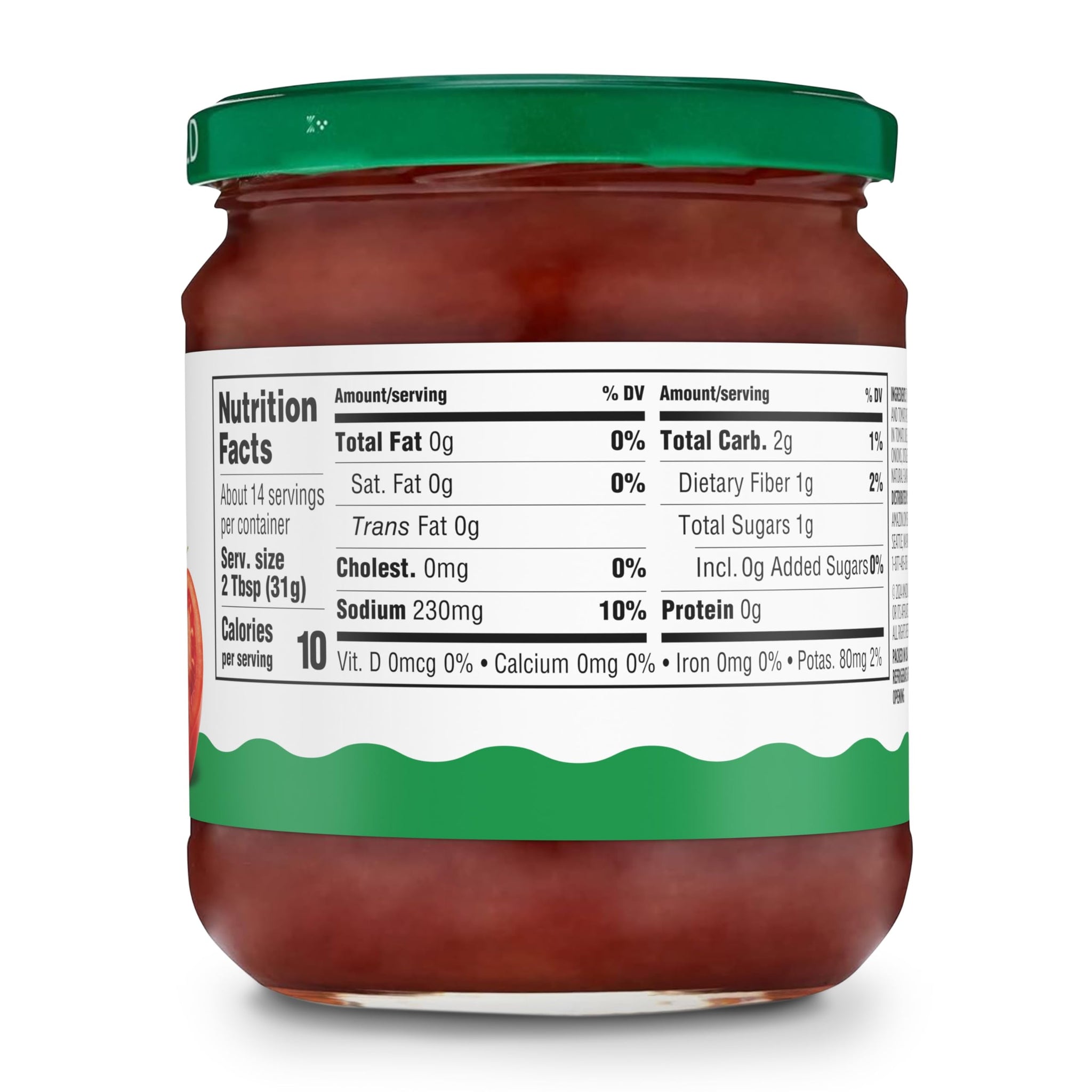Amazon Grocery, Chunky Salsa, Mild Heat, 15.5 Oz