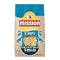Mission Strips White Corn Tortilla Chips, 11 Ounce Bag