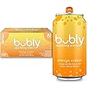 bubly Sparkling Water, Orange Creamsicle, Zero Sugar & Zero Calories, 12 Fl Oz Cans (Pack of 8)