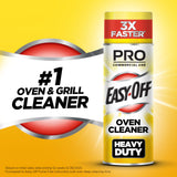 Easy-Off Professional Oven & Grill Cleaner, Removes Tough Burnt on Food and Grease, Lemon Scent, 24 Oz Can