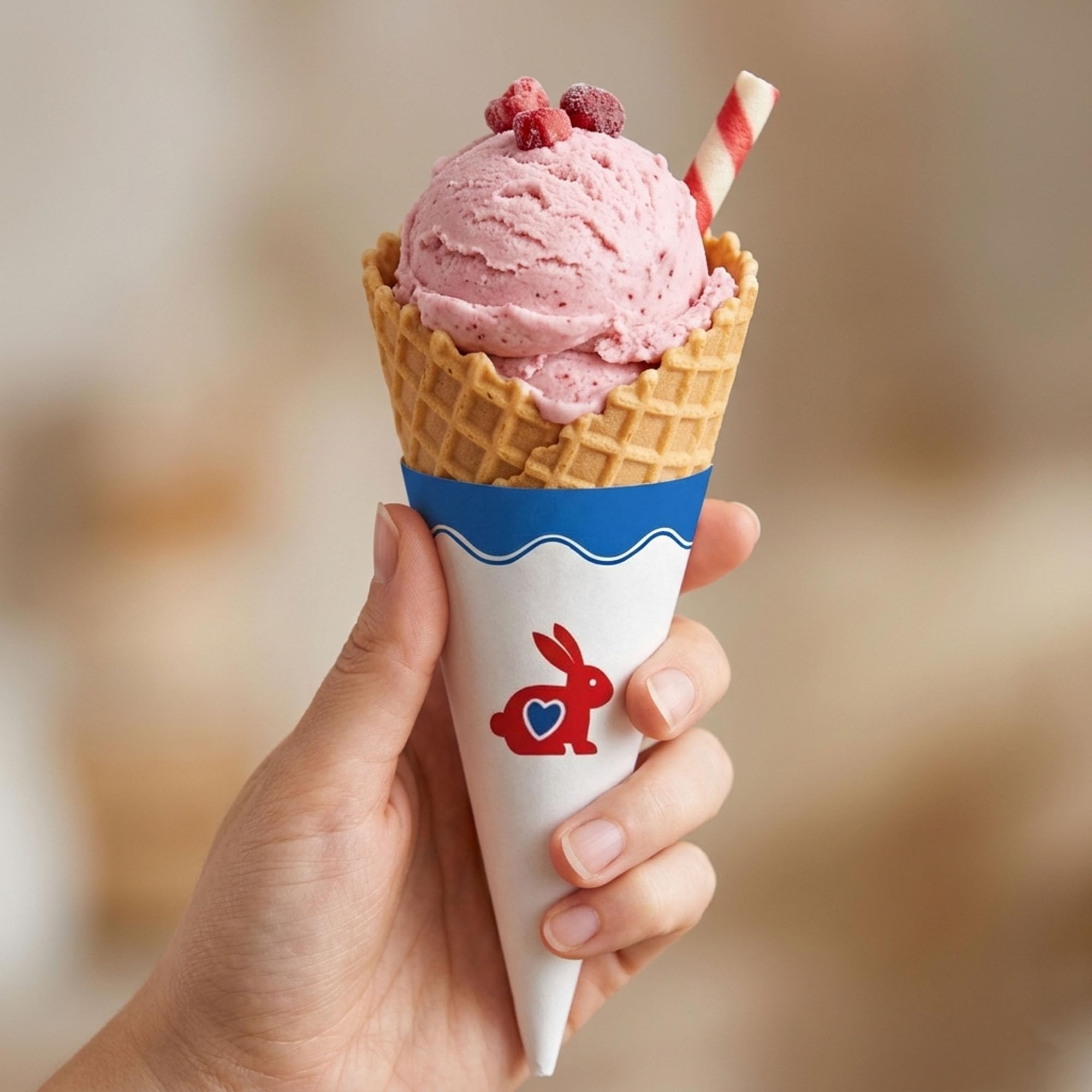 Large Waffle Cones For Ice Cream, Sugar Cone Style, Crisp Texture, Premium Waffle Cones, Dessert Cups (Pack Of 196)