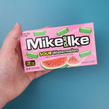 Mike and Ike Sour Watermelon Theater Boxes, Chewy Fruit Candies, Movie Night Treats, 4.25 Ounces (Pack of 3)