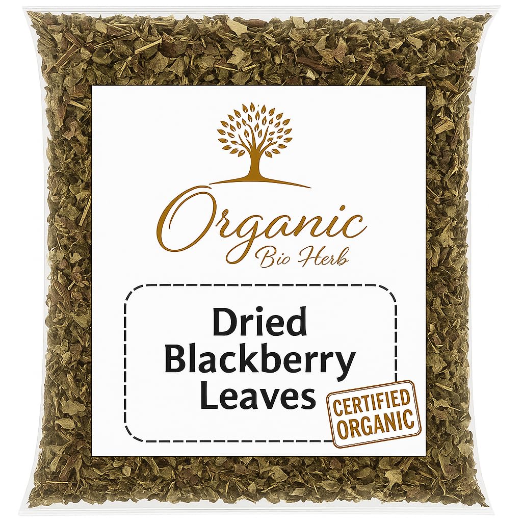 Organic Bio Herbs-Dried BlackBerry Leaves - 100% Natural, Premium Quality Herb for Herbal Tea, Tinctures & Remedies - Non-GMO, Additive-Free (Folia