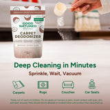 Good Natured Brand | Carpet Deodorizer & Freshener Powder | 31 oz Pet Odor Eliminator for Strong Odor & Pet Urine | Fresh Natural Mahogany Coconut