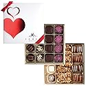 Valentines Day Assorted Chocolate Gift Box - 31pc Fancy Belgian Kosher Dairy Free Vegan Truffles - Heart Shaped Box Of Chocolates for Her - Valentine