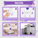 42 Pack Disposable Power Mop Pads for Swiffer PowerMop, 5X Power Mop Refills for Cleaning, 14-Layer Unscented Thickened Multi-Surface Replacement