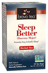 Bravo Tea Sleep & Renew Herbal Tea Caffeine Free, 20 Tea Bags