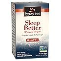 Bravo Tea Sleep & Renew Herbal Tea Caffeine Free, 20 Tea Bags