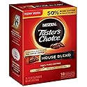 Nescafe Taster's Choice, House Blend Instant Coffee Single Serve Sticks, 18 Count