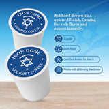 Iron Dome Coffee - Sabra Spirit Dark Roast Coffee Pods - Bold & Full-Bodied Flavor - Freshly Roasted Dark Roast K Cups Coffee - 12 Count