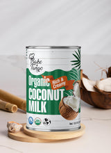 Bake & Tango Organic Coconut Milk - Rich & Creamy Coconut Milk, High-Fat, Unsweetened, Kosher, for Smoothies, Ice Creams, Baking & Cocktails, 13.5 fl oz